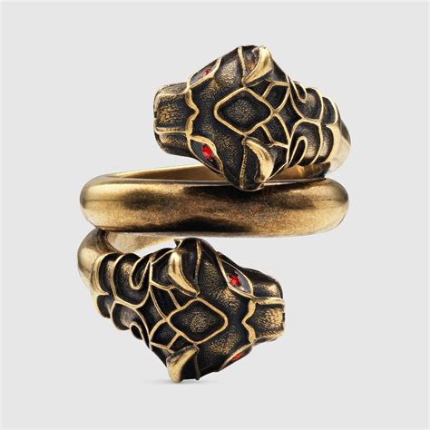 gucci tiger ring replica|gucci ghost ring women.